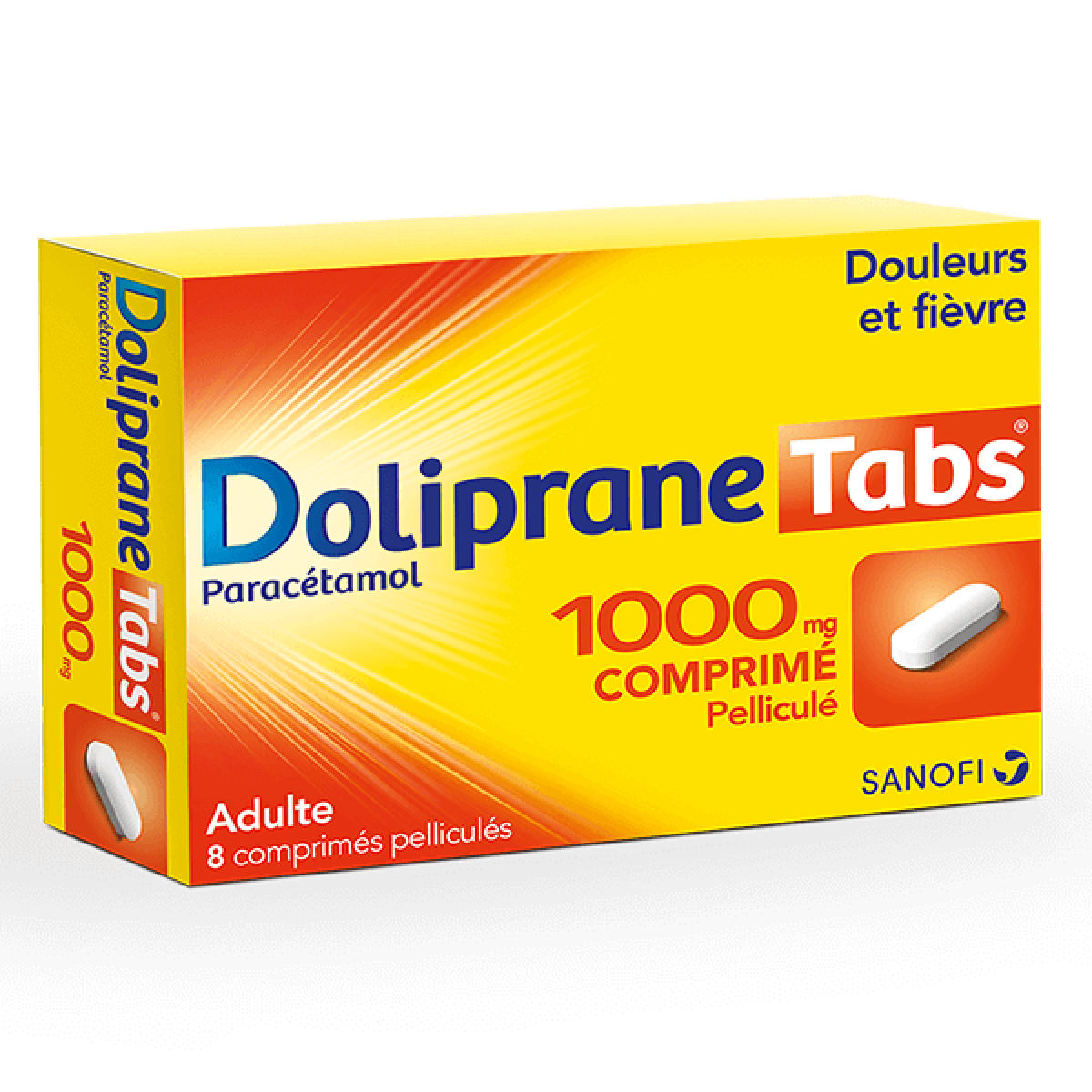 Doliprane 1000mg · 8 cp
