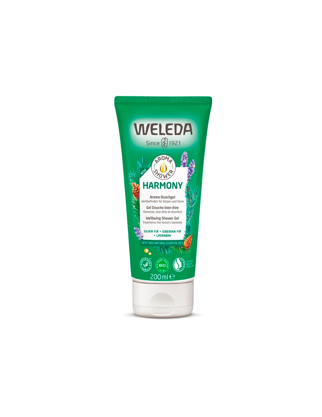 Weleda Aroma Shower Harmony gel douche bien-être 200ml